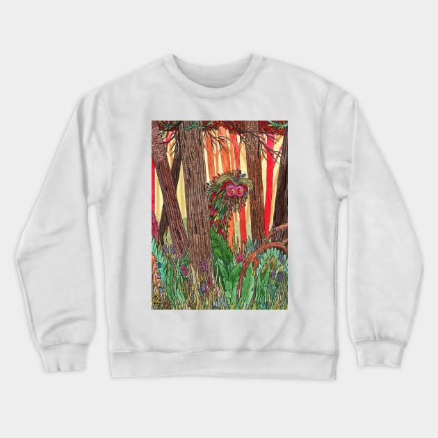 Woodland spirit Crewneck Sweatshirt by loftyillustrations